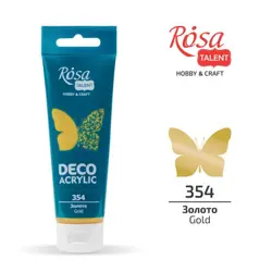 Akrylová barva Rosa Decor 75ml 354 Gold